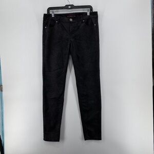 Material Girl Jeans Women's Size 9 Pants Snake Animal Print Skinny Stretchy
